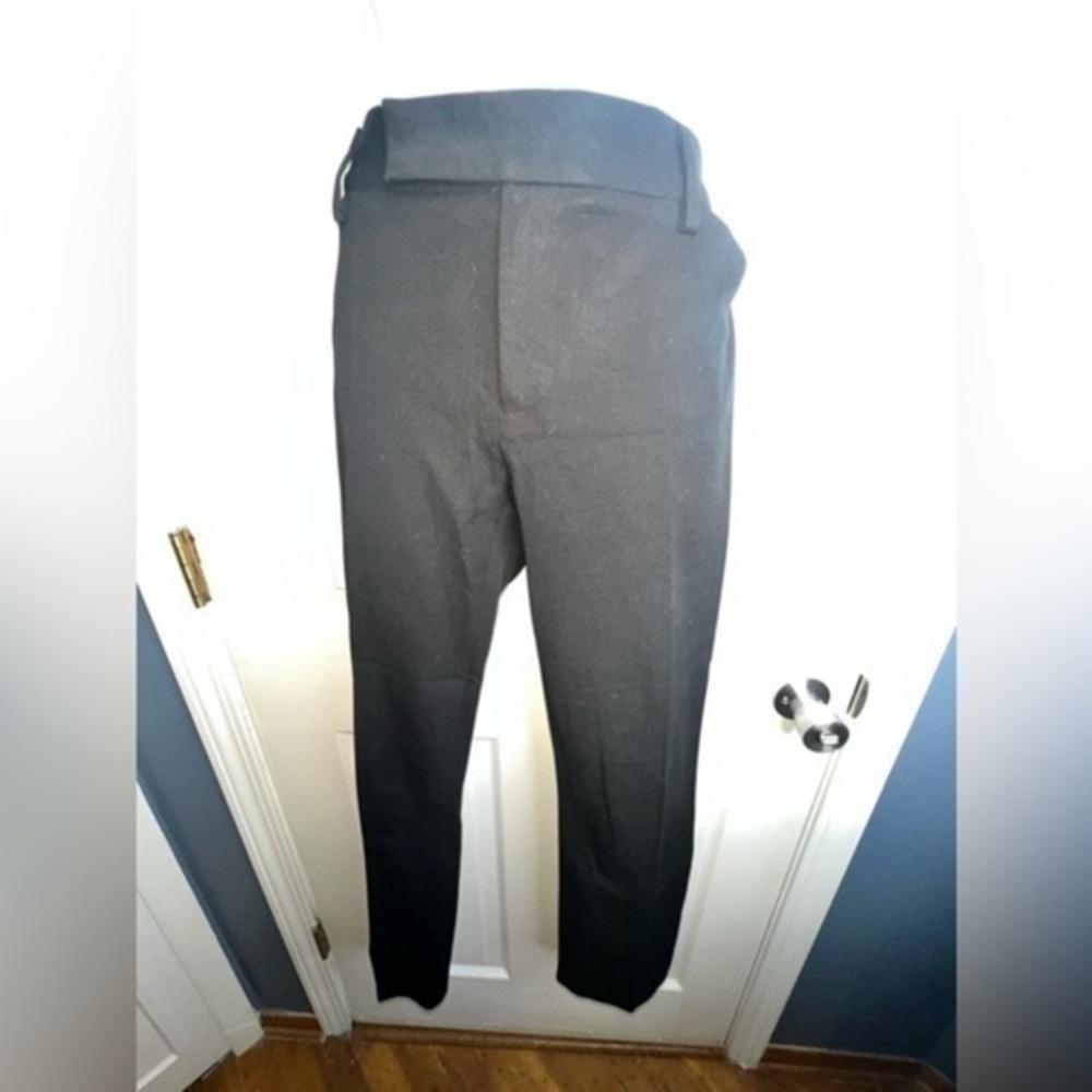 GAP Women’s 6R Slim Cropped Two Way Stretch Cotton Black Trouser Dress Pants 6 R